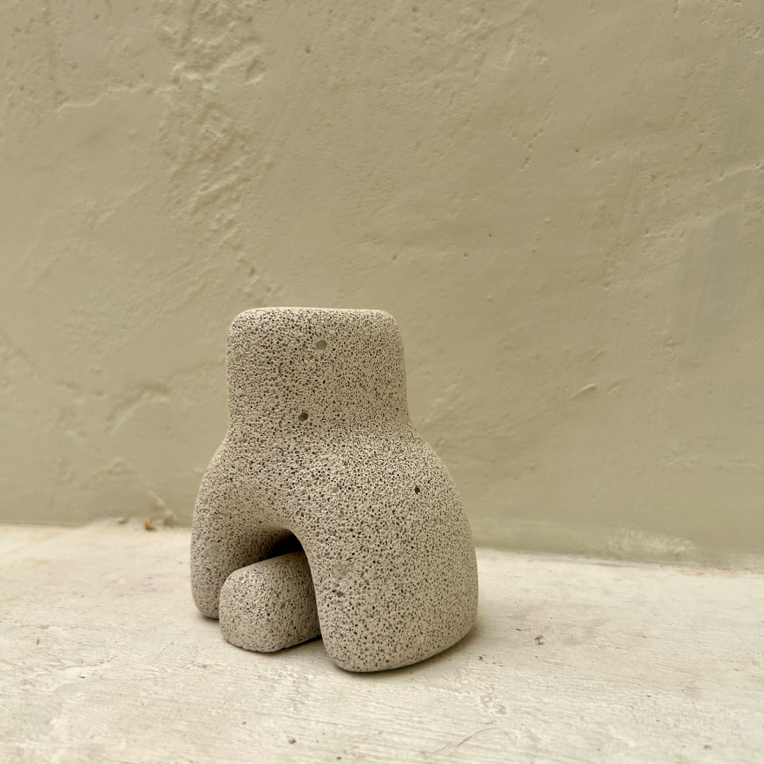 Irregular White Nordic Vase