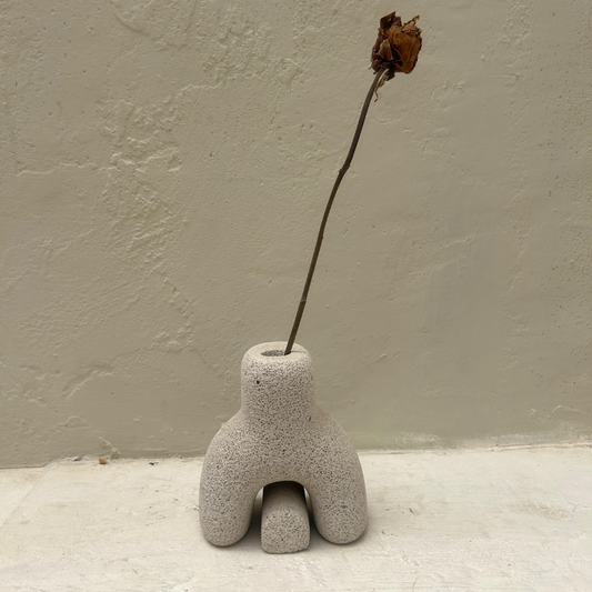 Irregular White Nordic Vase