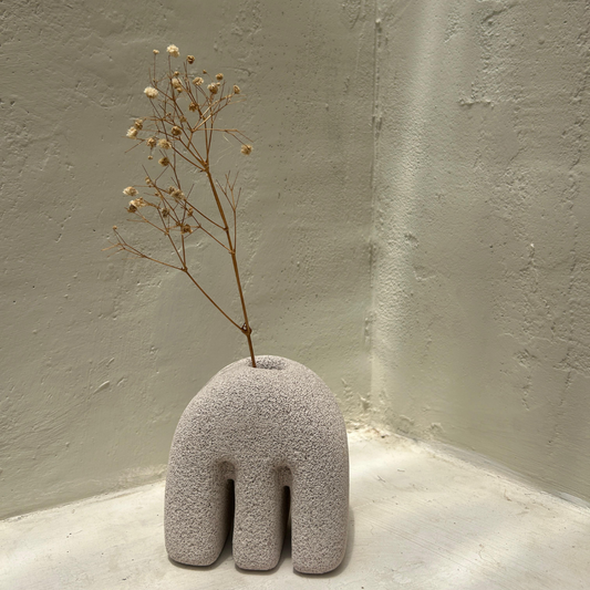 M Shape Modern Minimalist Concrete Vase