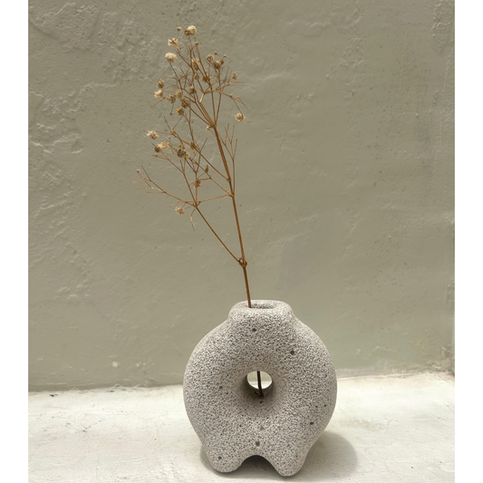O Shape Modern Concrete Vase