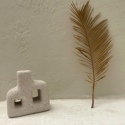 White Irregular Scandinavian Vase
