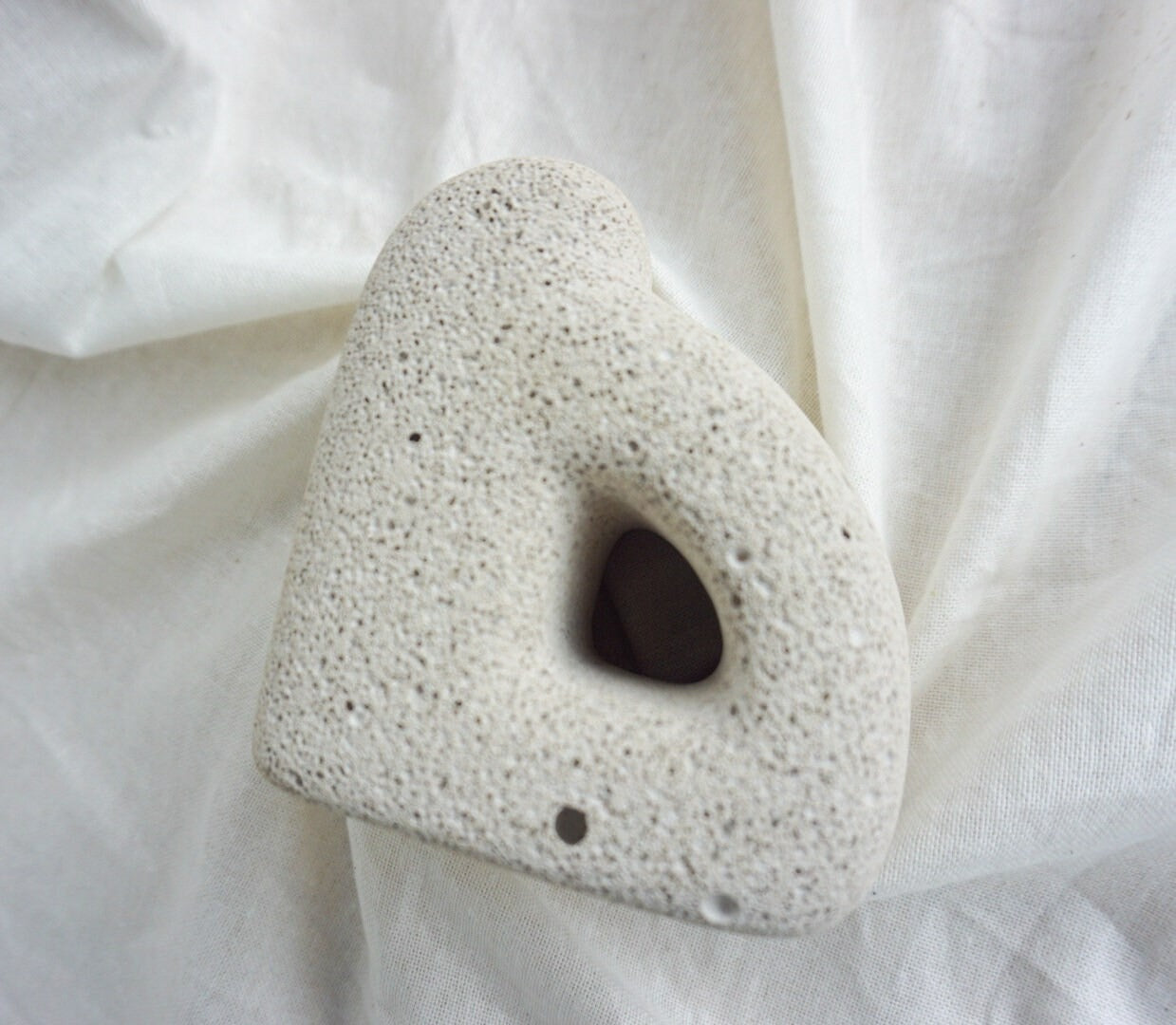Minimalist Textured Concrete Vase