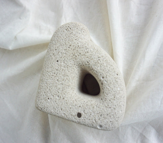 Minimalist Textured Concrete Vase